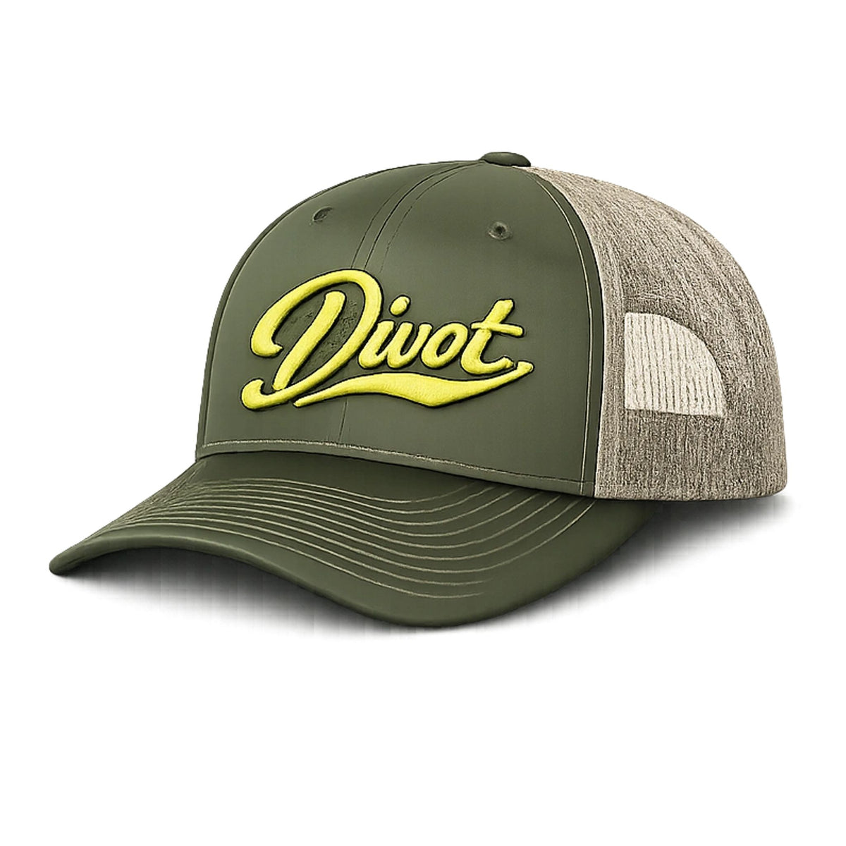 Divot Script Trucker Hat