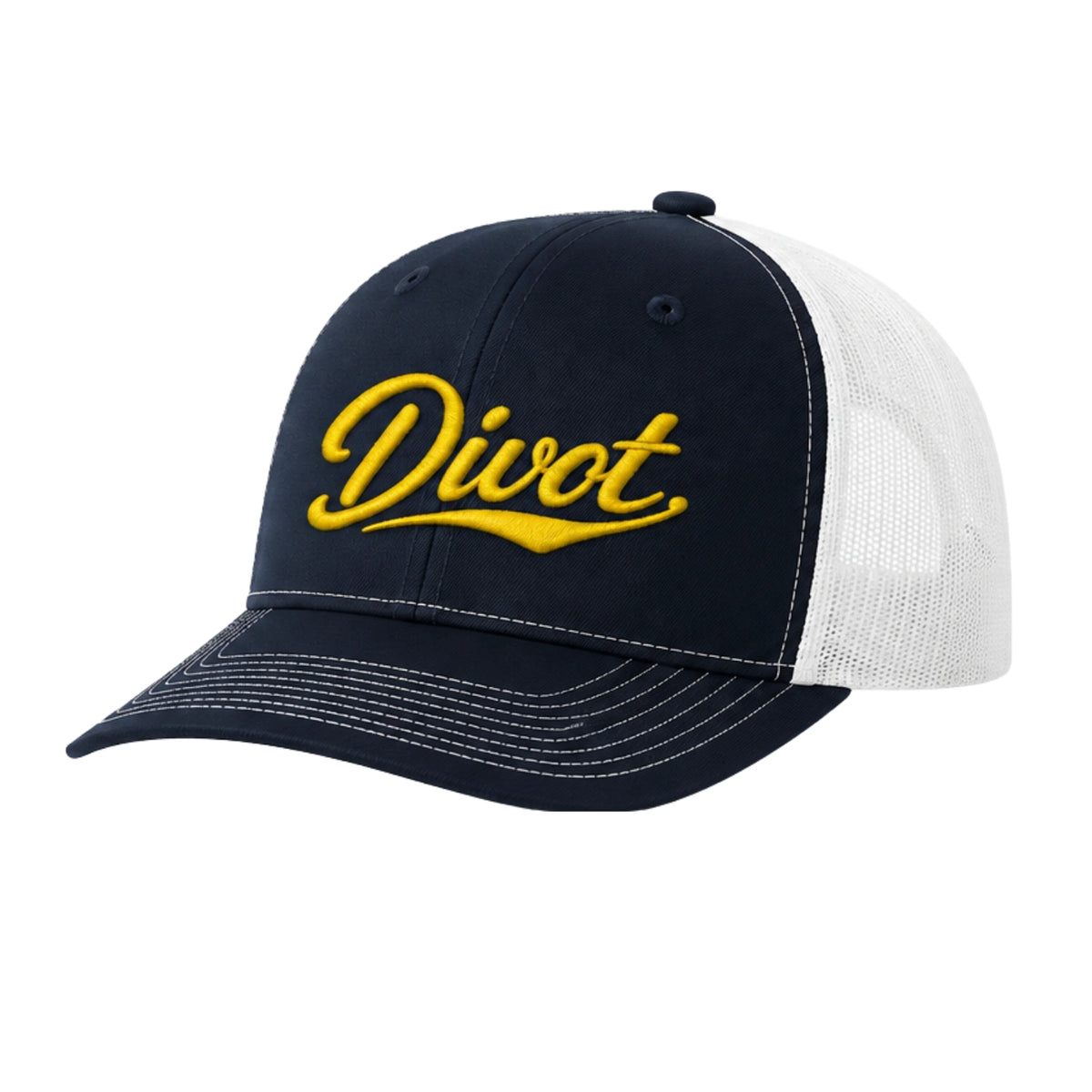 Divot Script Trucker Hat